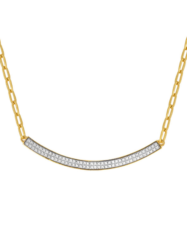 TOMEI Diamond Cut Collection Necklace, Yellow Gold 916