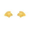 TOMEI Fan Earrings, Yellow Gold 916