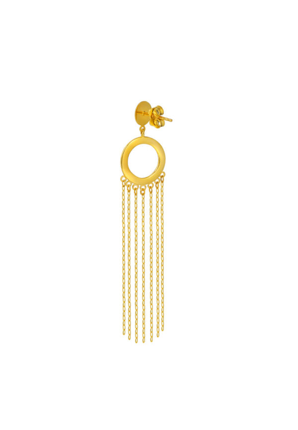 TOMEI Lusso Italia Tassels Earrings, Yellow Gold 916