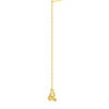 TOMEI Flower Drop Earrings, Yellow Gold 916