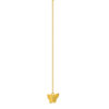 TOMEI Butterfly Drop Earrings, Yellow Gold 916