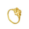 TOMEI Flower Ring, Yellow Gold 916