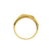 TOMEI Lusso Italia Dual-Tone Ring, Yellow Gold 916