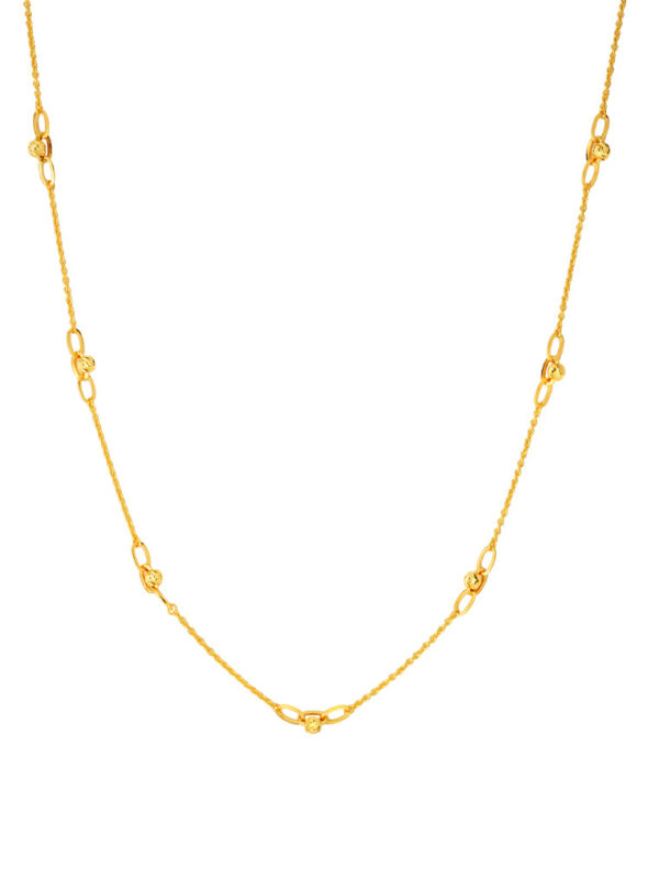 TOMEI Bead Necklace, Yellow Gold 916