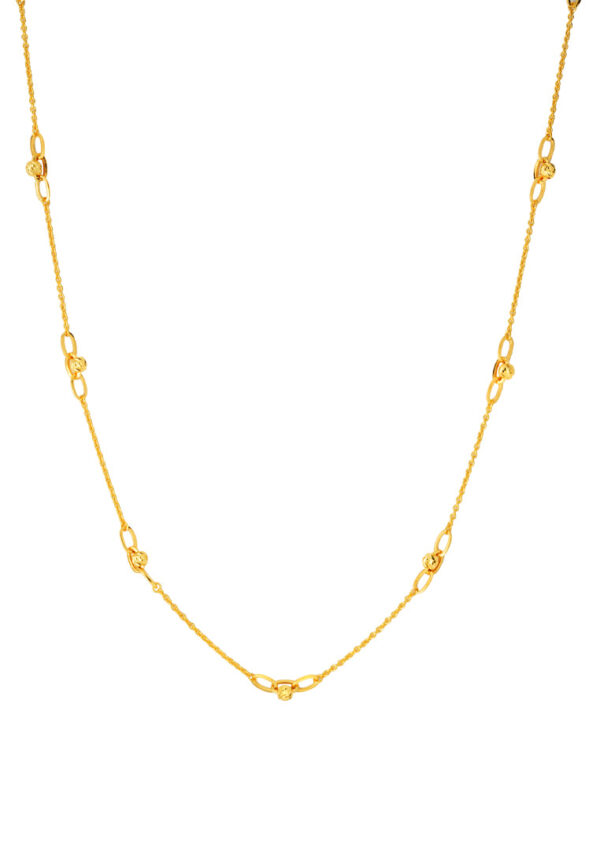 TOMEI Bead Necklace, Yellow Gold 916