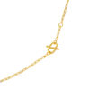 TOMEI Love Note Necklace, Yellow Gold 999 (5D)