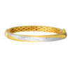 TOMEI Dual-Tone Bangle, Yellow Gold 916