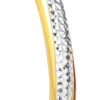 TOMEI Dual-Tone Bangle, Yellow Gold 916