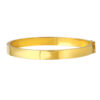 TOMEI Plain Gold Bangle, Yellow Gold 916