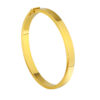 TOMEI Plain Gold Bangle, Yellow Gold 916