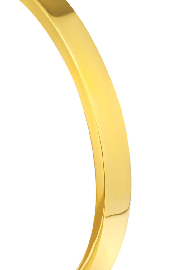 TOMEI Plain Gold Bangle, Yellow Gold 916