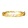 TOMEI Art Of Meander Bangle, Yellow Gold 916