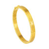 TOMEI Meander Pattern Bangle, Yellow Gold 916