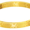TOMEI Meander Pattern Bangle, Yellow Gold 916