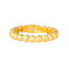 TOMEI High-Polishing Bean Ring, Yellow Gold 916