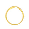 TOMEI  Layered V Ring, Yellow Gold 916