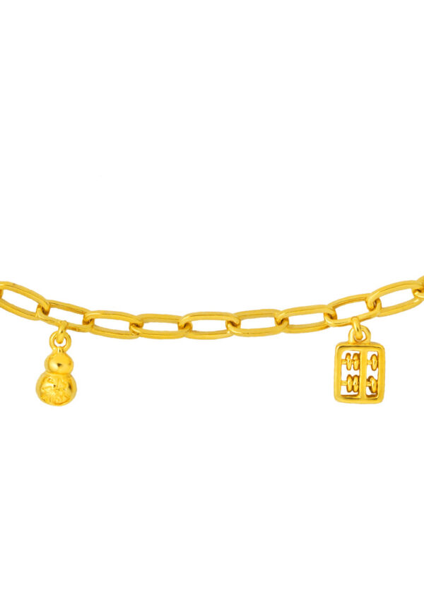 TOMEI Kids Bracelet Of Auspiciousness, Yellow Gold 916