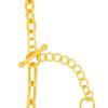 TOMEI Key & Lock Bracelet, Yellow Gold 999 (5D)