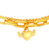 TOMEI Freedom Of The Heart Bracelet, Yellow Gold 999 (5D)
