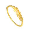TOMEI Dragon & Phoenix Unite Bangle, Yellow Gold 916