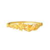 TOMEI Dragon & Phoenix Unite Bangle, Yellow Gold 916