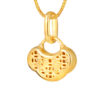 TOMEI Healthy & Peace Pendant, Yellow Gold 916