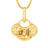 TOMEI Healthy & Peace Pendant, Yellow Gold 916