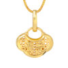 TOMEI Healthy & Peace Pendant, Yellow Gold 916