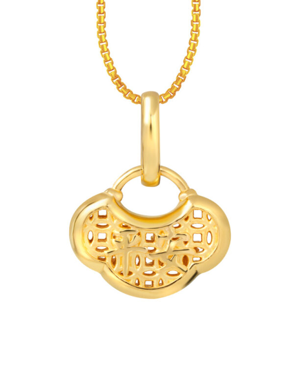 TOMEI Healthy & Peace Pendant, Yellow Gold 916