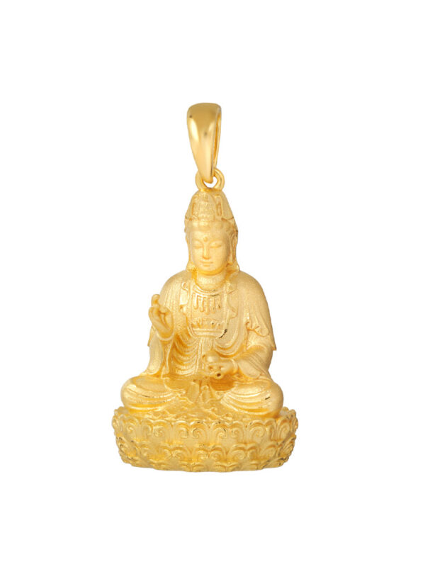 TOMEI Buddha Pendant, Yellow Gold 916