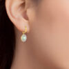 TOMEI Diamond Cut Collection Earrings, Yellow Gold 916