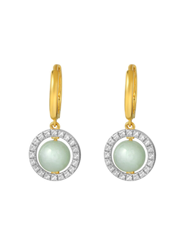 TOMEI Diamond Cut Collection Earrings, Yellow Gold 916