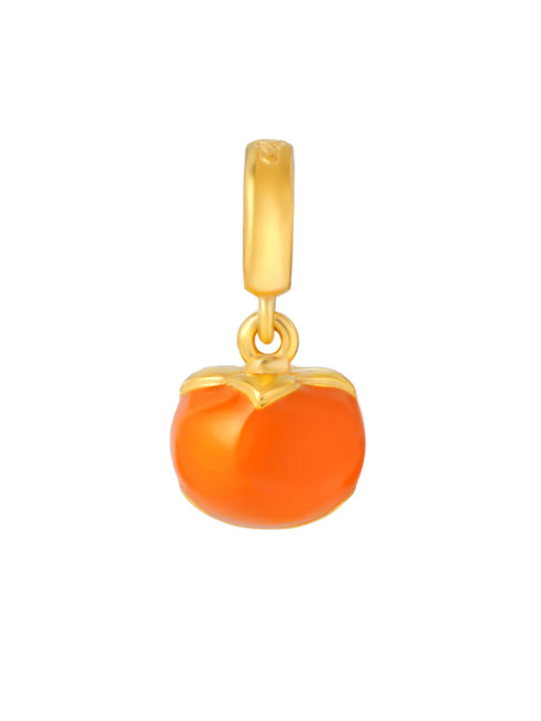 TOMEI Persimmon Charm, Yellow Gold 916