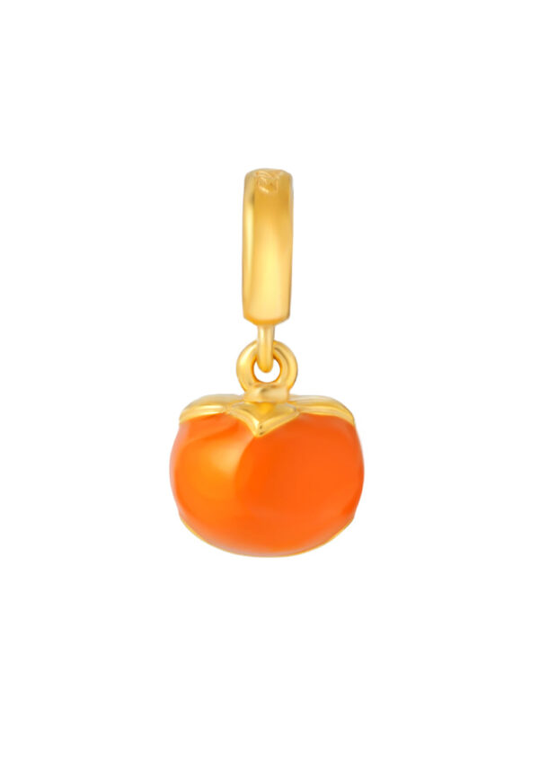 TOMEI Persimmon Charm, Yellow Gold 916
