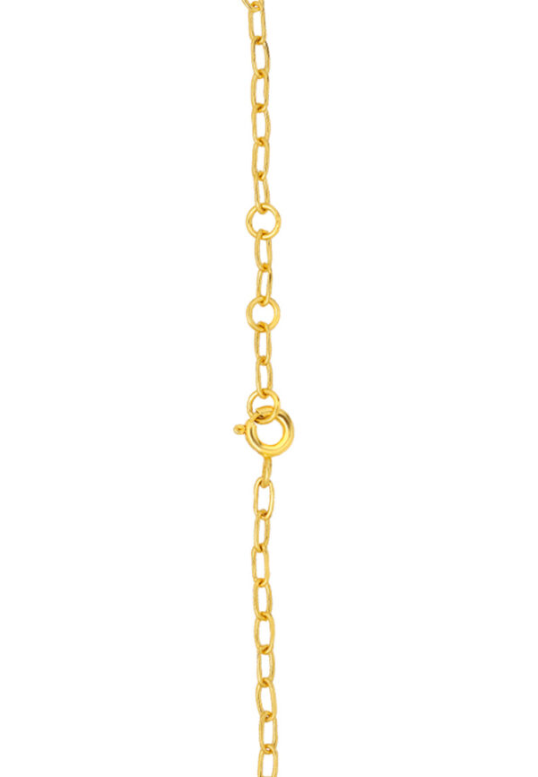 TOMEI Dual-Tone Circle & Bar Bracelet, Yellow Gold 916