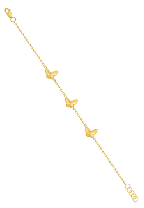 TOMEI Butterflies Bracelet, Yellow Gold 916