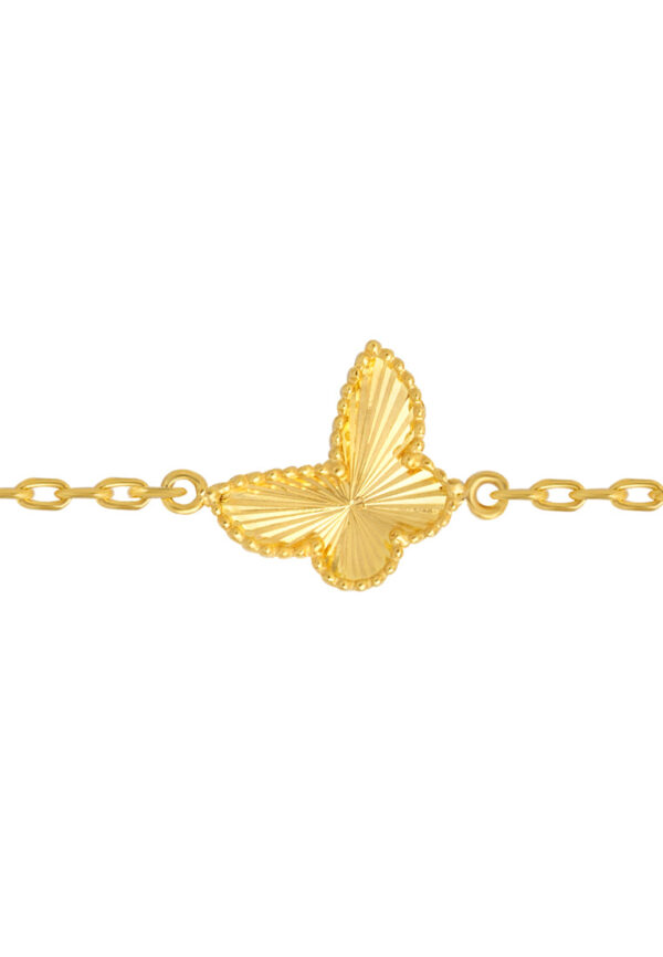 TOMEI Butterflies Bracelet, Yellow Gold 916