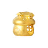 TOMEI Mushroom House Charm, Yellow Gold 916
