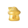 TOMEI Mushroom House Charm, Yellow Gold 916