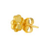 TOMEI Dual-Tone Flower Earrings, Yellow Gold 916