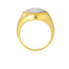 TOMEI Diamond Cut Collection Ellipse Ring, Yellow Gold 916