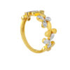 TOMEI Diamond Cut Collection Petally Ring, Yellow Gold 916