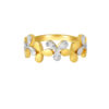 TOMEI Diamond Cut Collection Petally Ring, Yellow Gold 916