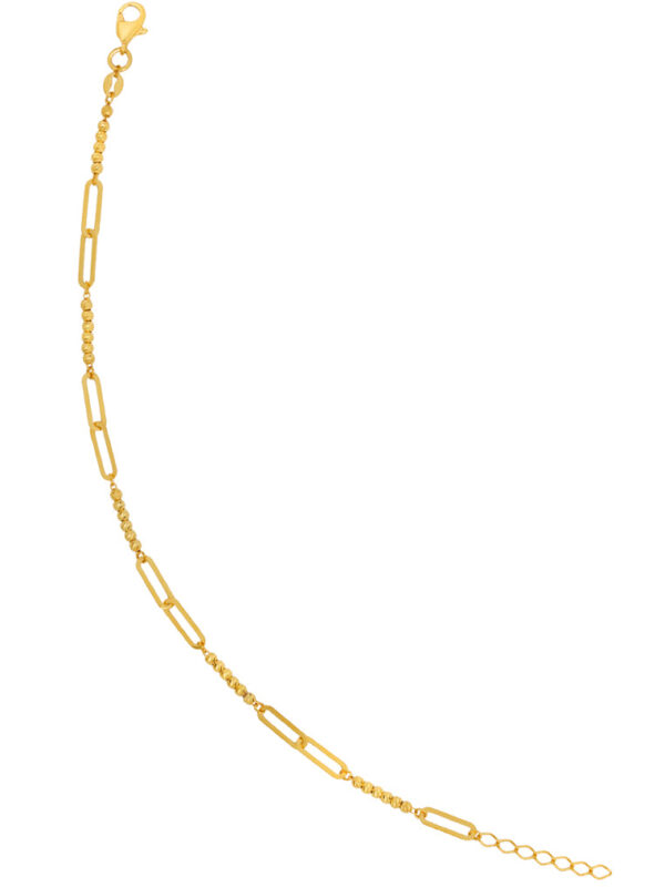 TOMEI Lusso Italia Linked Beads Bracelet, Yellow Gold 916