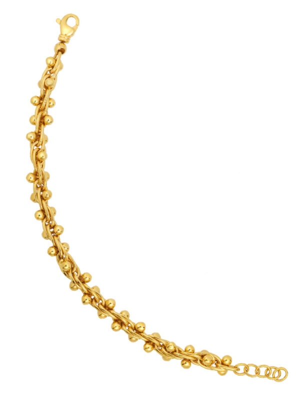 TOMEI Lusso Italia Tangled Beads Bracelet, Yellow Gold 916