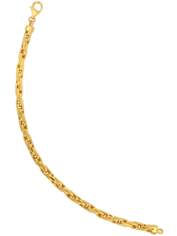 TOMEI Layered Link Bracelet, Yellow Gold 916