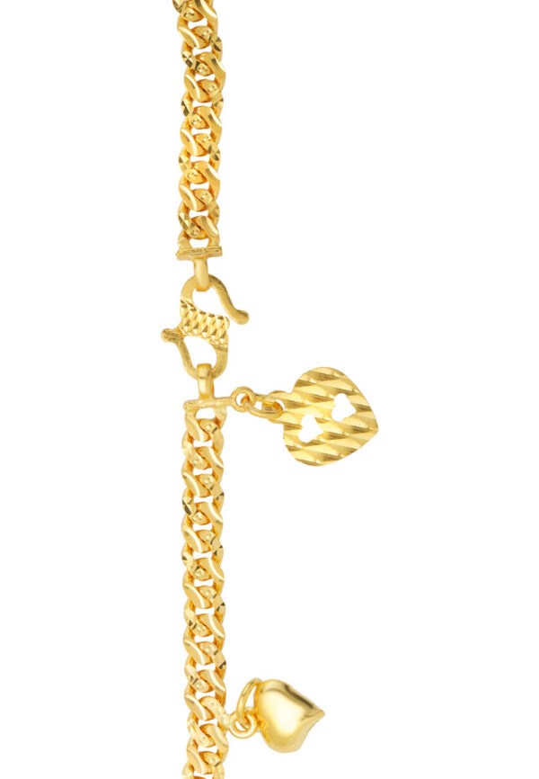 TOMEI Drops of Love Bracelet, Yellow Gold 916