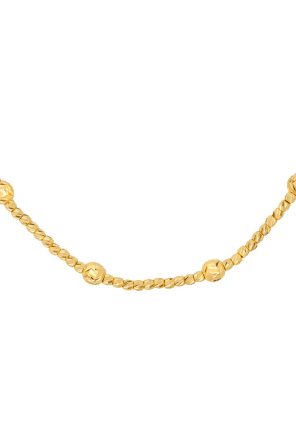 TOMEI Ball Beads Necklace, Yellow Gold 916