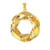 TOMEI Lusso Italia Swirly Pendant, Yellow Gold 916