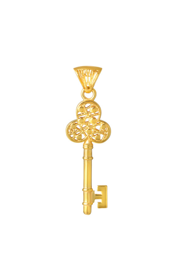 TOMEI Lusso Italia Key Pendant, Yellow Gold 916